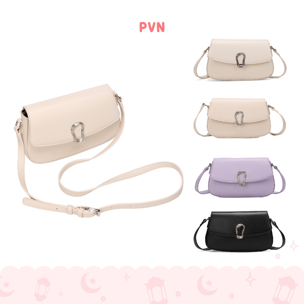 [NEW LAUNCHING] PVN Yuri Tas Wanita Hitam Krem 006