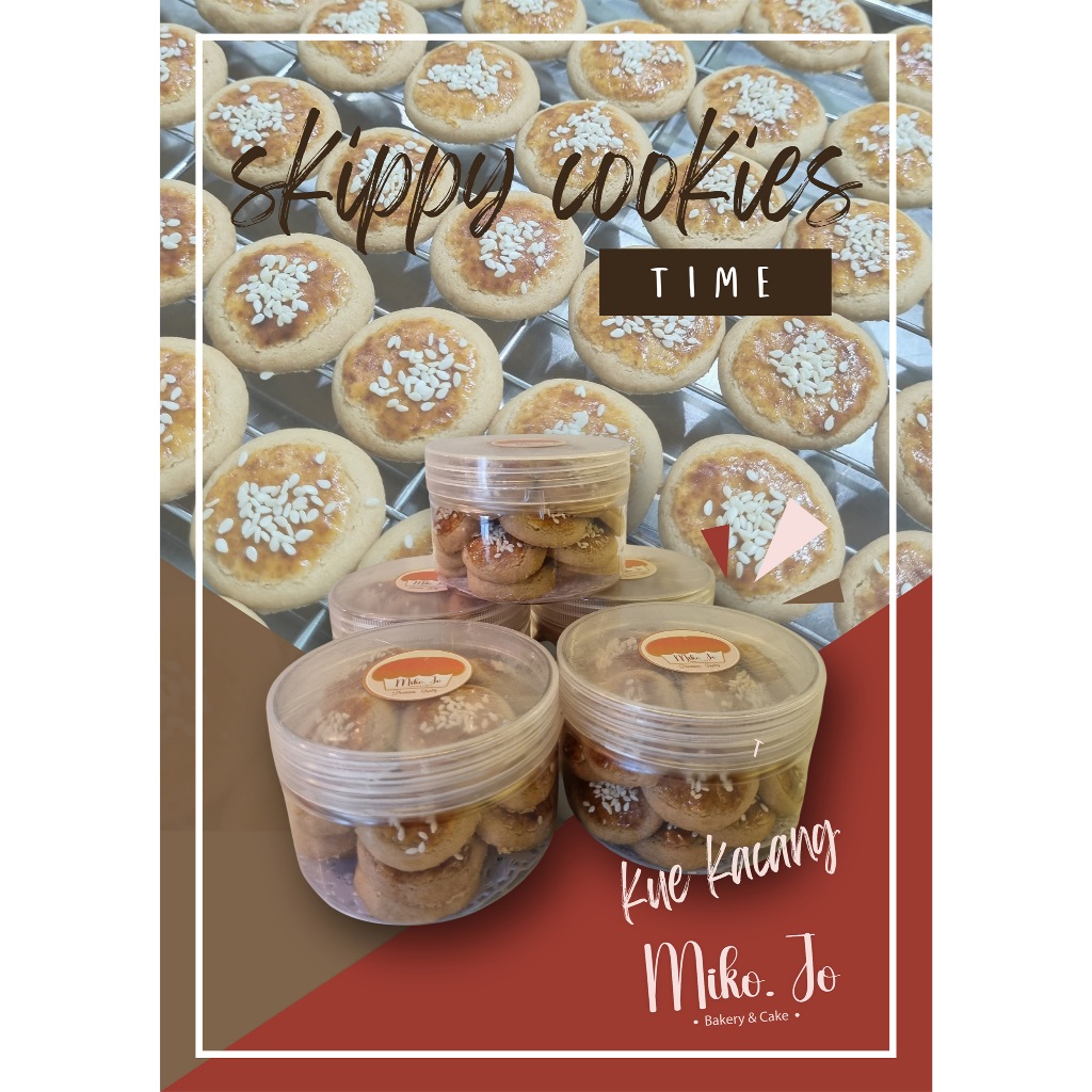 

Kue Kacang Full Butter - Skippy Cookies Premium - Fresh Homemade