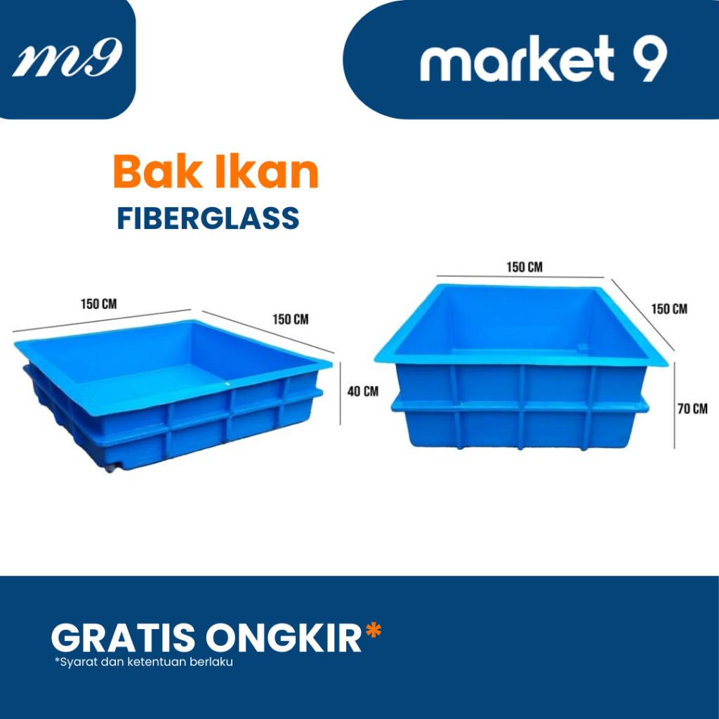 Bak Ikan Fiberglass