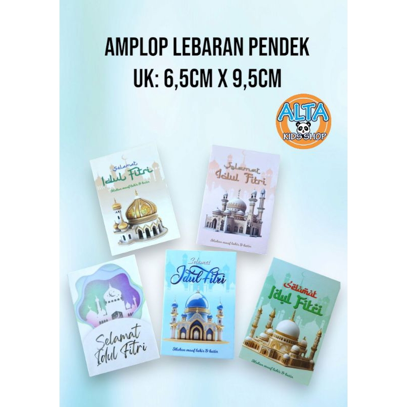 

READY Amplop Lebaran Isi 20pcs Ukuran 6,5cm x 9,5cm Motif Masjid Amplop Hari Raya Idul Fitri