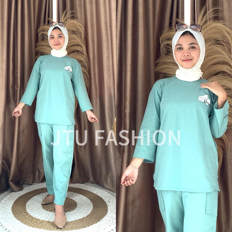 One set kaos combat Setelan kaos Zolaqu