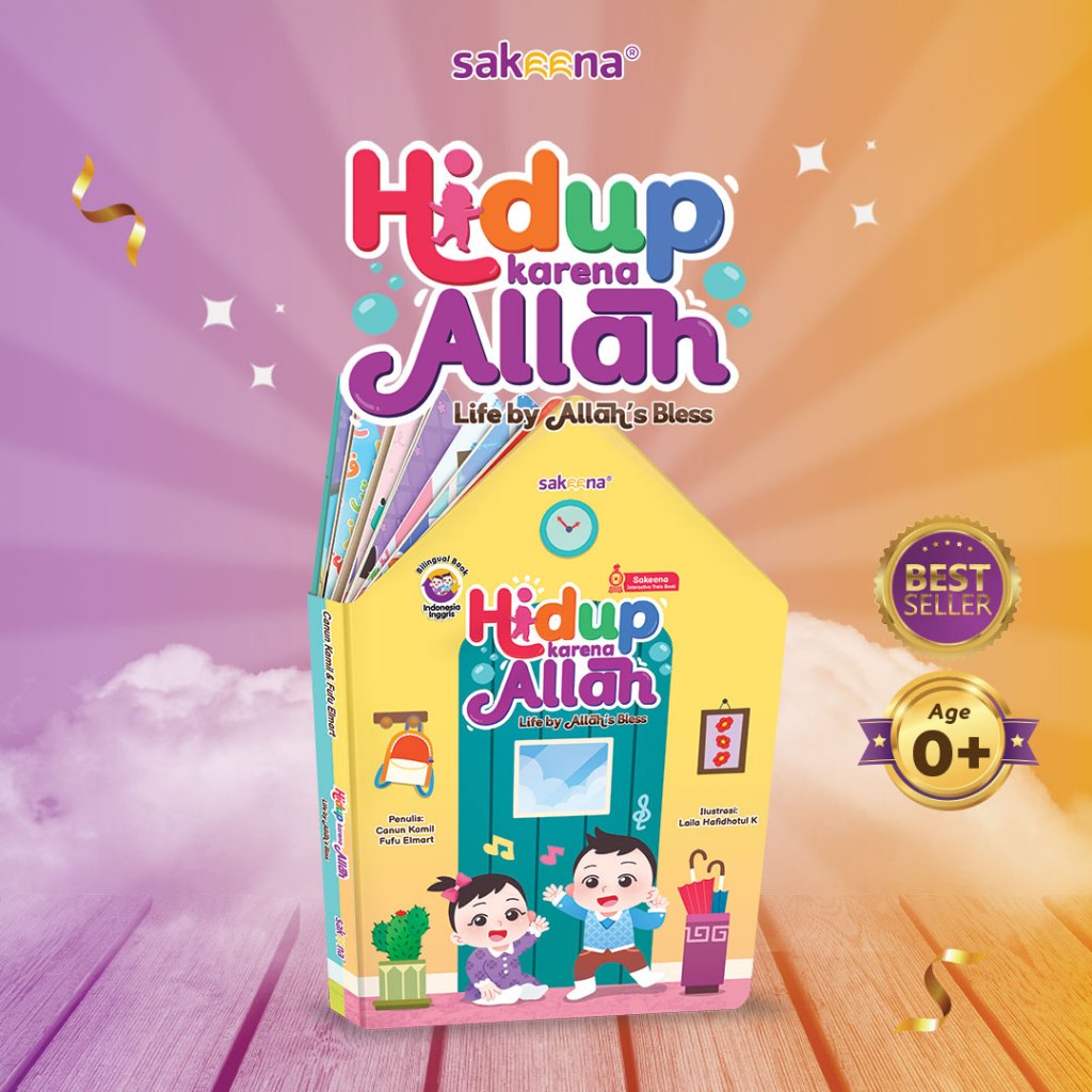 SAKEENA - Buku Bayi | Hidup Karena Allah ( HKA ) - (Interaktif, Edukasi Tauhid)
