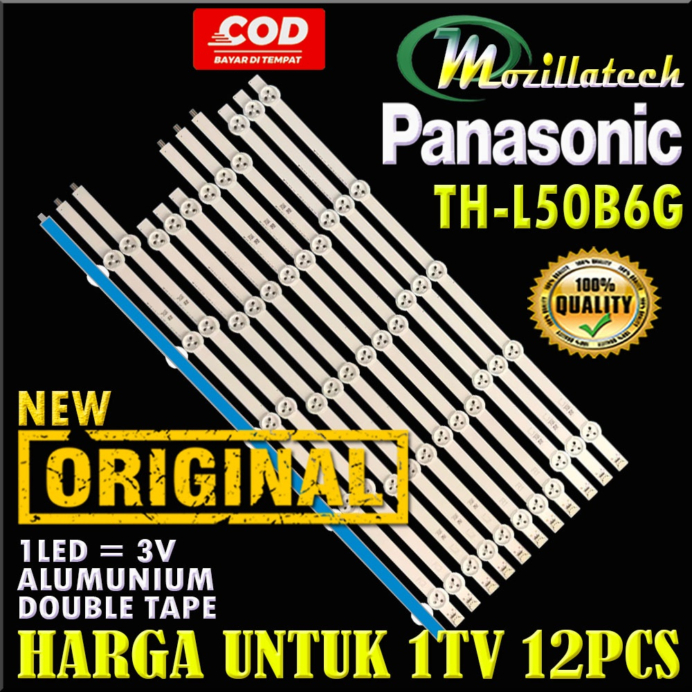 BACKLIGHT TV LED PANASONIC 50 IN TH-L50B6G THL50B6G L50B6G 50B6G BACKLIGHT PANASONIK
