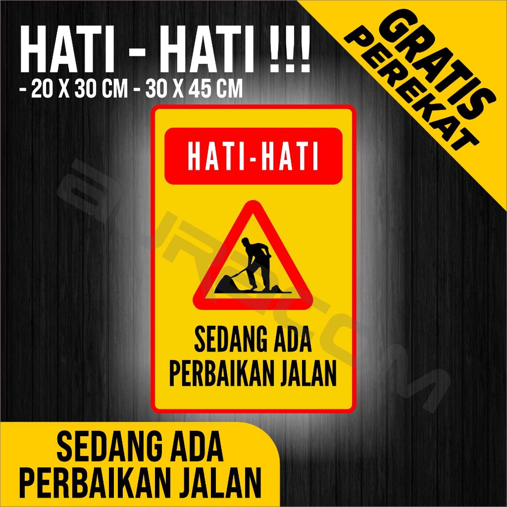 

PAPAN AKRILIK dan STIKER, SEDANG ADA PERBAIKAN JALAN, AKRILIK CUSTOM, AKRILIK FREE DESAIN ( A 456 )