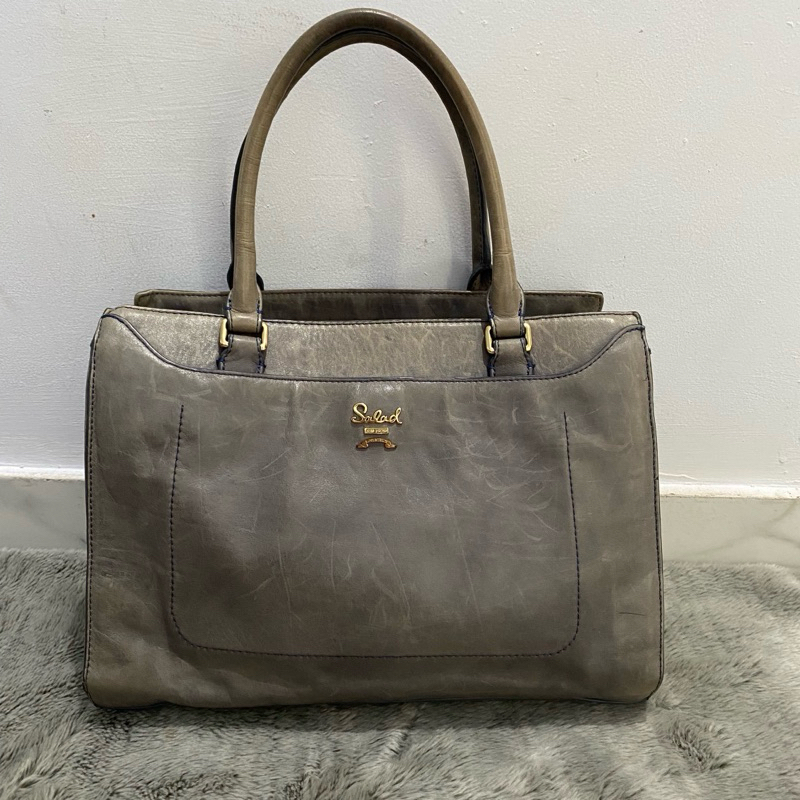 shoulder bag ijo lumut kulit dr salad