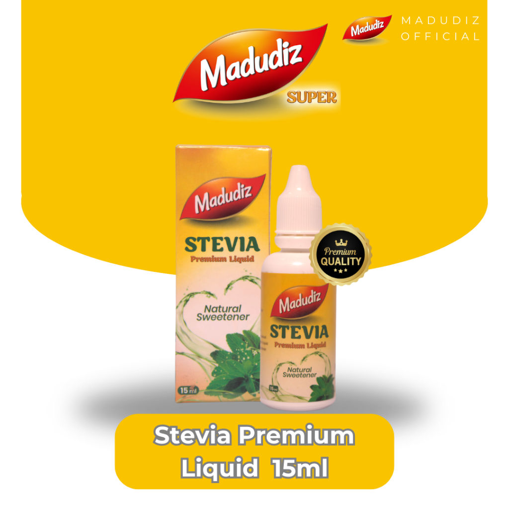 

Madudiz Stevia Premium Liquid 15ml– Pemanis Alami Dari Ekstrak Daun Stevia