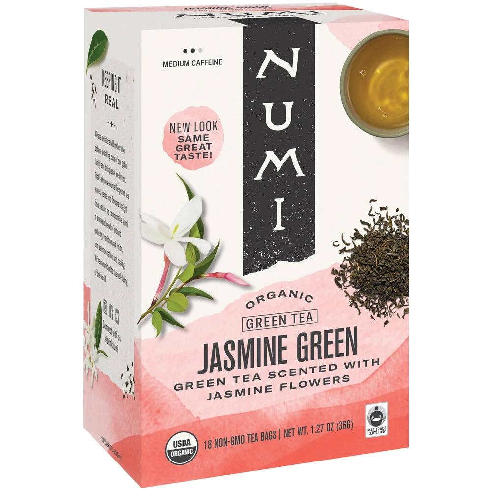 

NUMI TEA Organic Jasmine Green 36gr - Teh NON-GMO