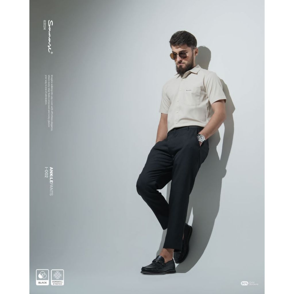 SAMASE Sirwal Ankle Pants I002 Celan sirwal Panjang Pria Dewasa Samase Official Terbaru 2025 Warna H
