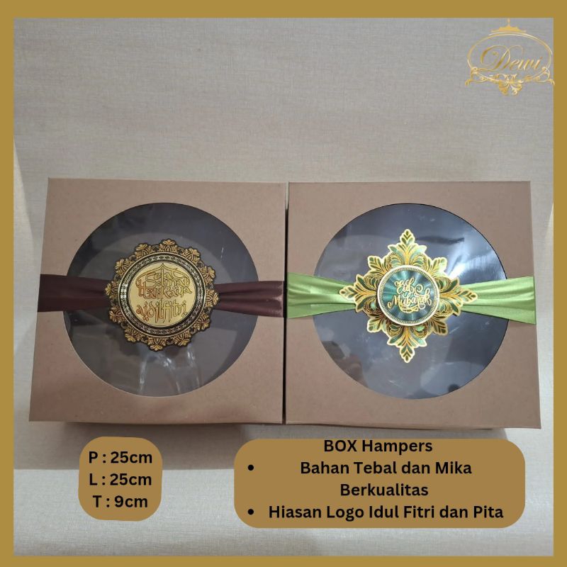 

Box Hampers Idul Fitri Uk 25x25x9 Bahan Craft 500g( BACA DESKRIPSI PRODUK)