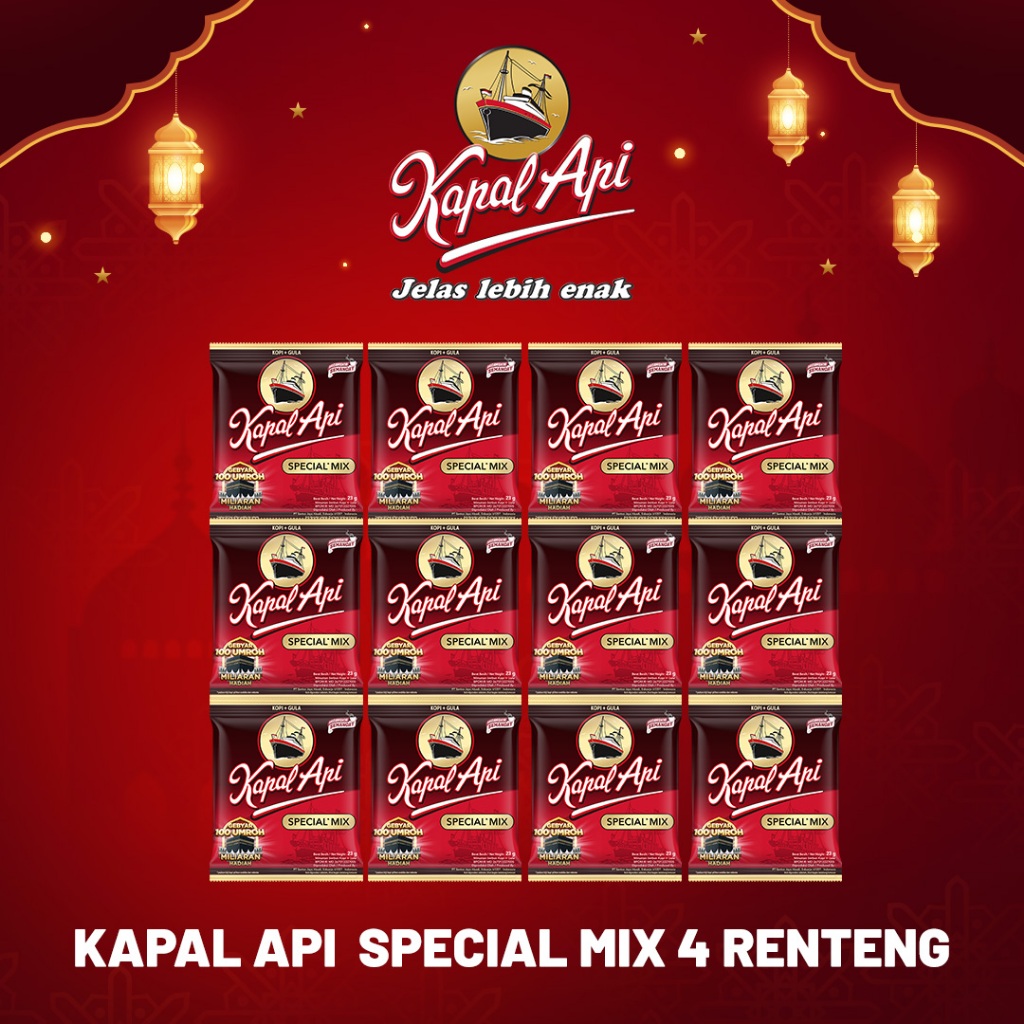 

KAPAL API Special Mix 4 Renteng (10 x 23 gr) [Warehouse JKT]