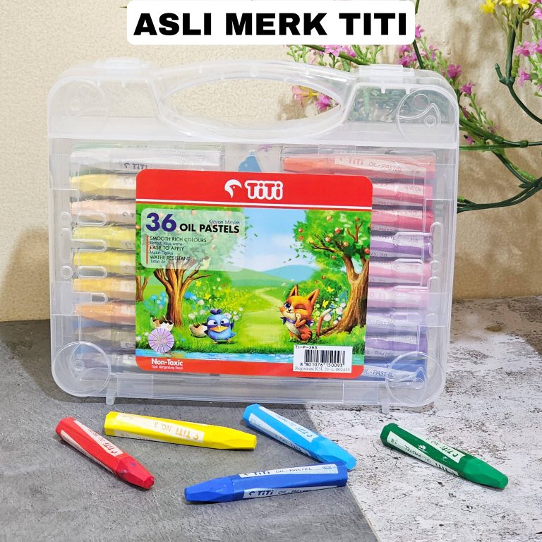

SOS Oil Pastel TITI 36 Warna/Krayon/Crayon Minyak/Crayon Warna
