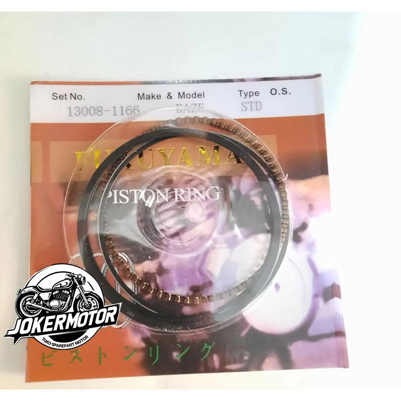 RING PISTON CINCIN PISTON RING SEHER  KAZE- FUKUYAMA STD/0.50/1.00