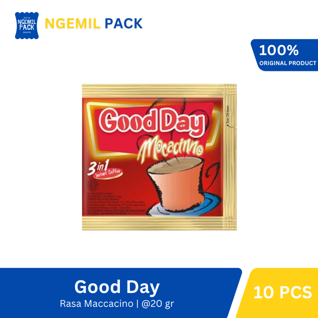 

Good Day Moccacino Renceng Isi 10pcs @20Gr