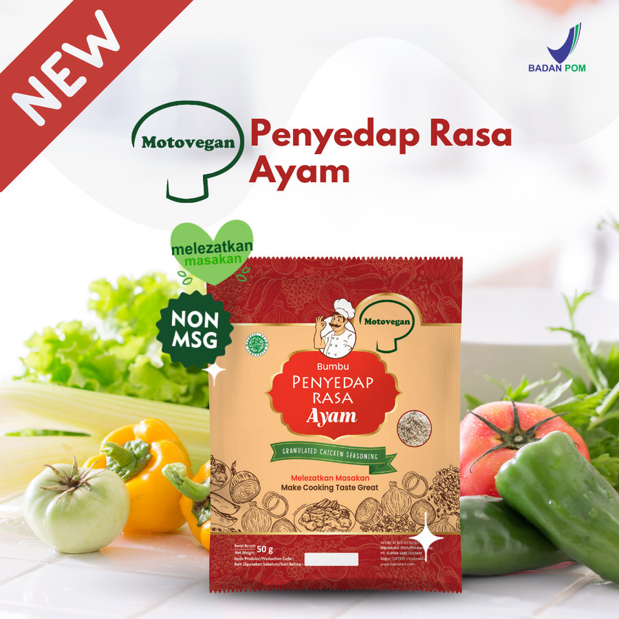 

Motovegan Kaldu Ayam Non MSG 50gr