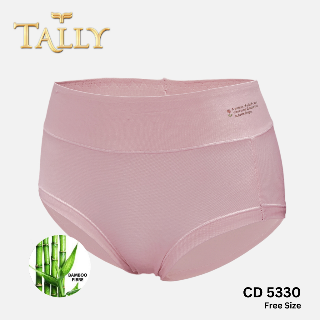 TALLY CD 5330 Celana Dalam Wanita Bahan Katun Bambu fit to L - XL CD Wanita Basic Pakaian Dalam