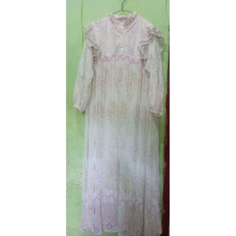 gamis raya ceruti pliket mejiwang