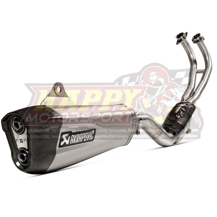 Knalpot Akrapovic Yamaha TMAX 2021 Full System