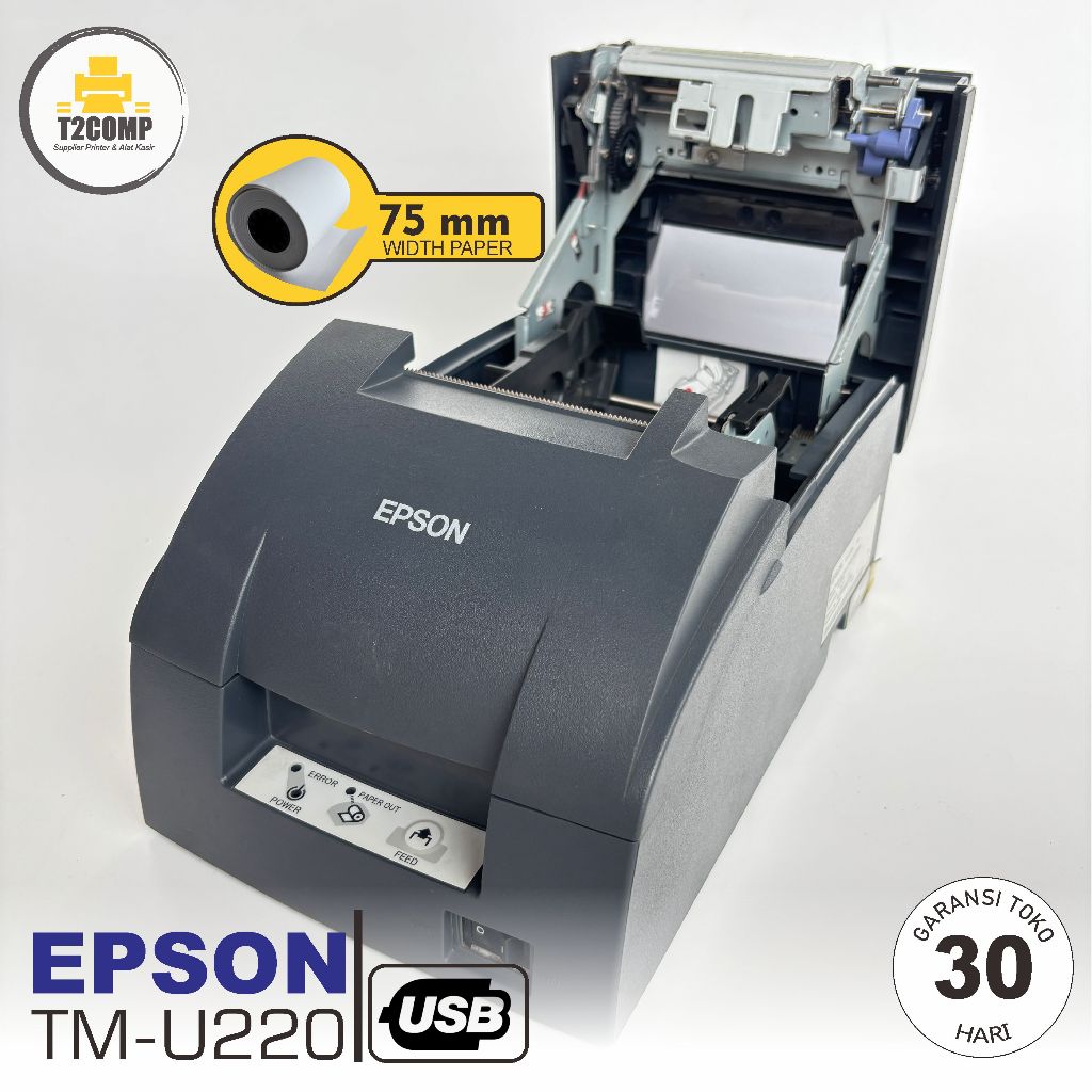 Printer Kasir Dotmatrix Epson TMU220 / TM U220 USB