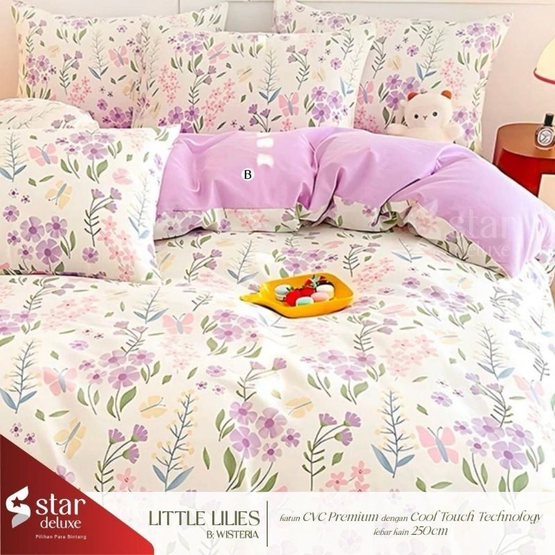 BEDCOVER SET - BEDCOVER KATUN STAR - BEDCOVER HOMEMADE - ISTANA SPREI DEPOK