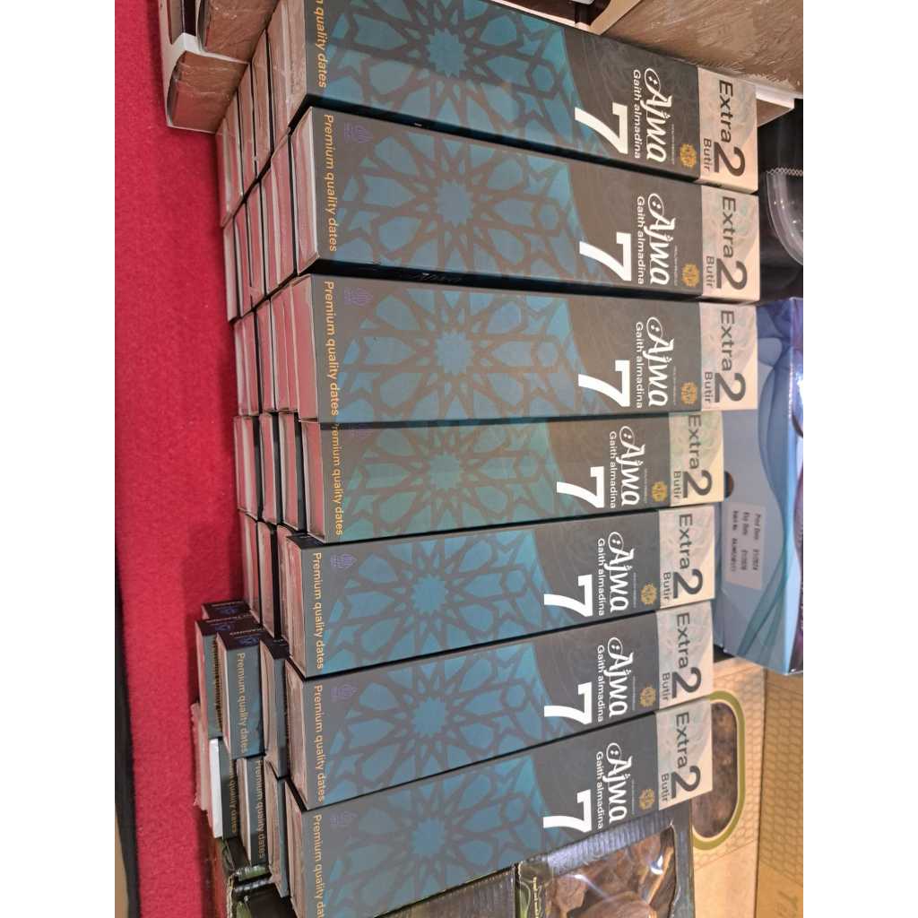 

BabaAli - Kurma Ajwa 7 Butir extra 2 Butir Premium Gaith Almadina High Quality Asli Madina