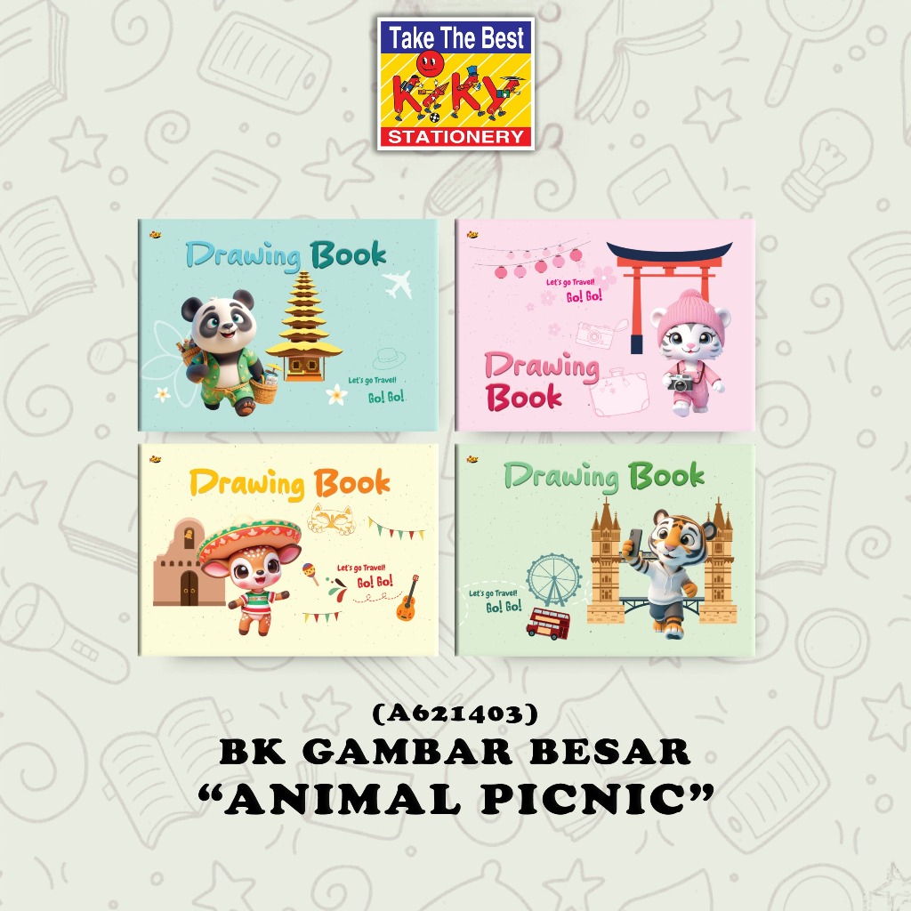 

KIKY Buku Gambar Besar (Uk. 26 x 37 cm) - 1 Buku