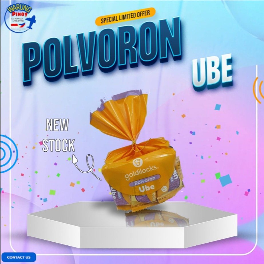 

Goldilocks Polvoron Ube Pouch 10 pcs