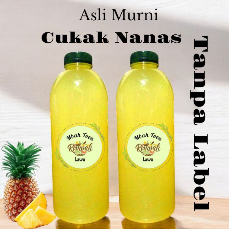 

Cuka nanas 1Liter Asli Murni/Bonus Lemon Kering