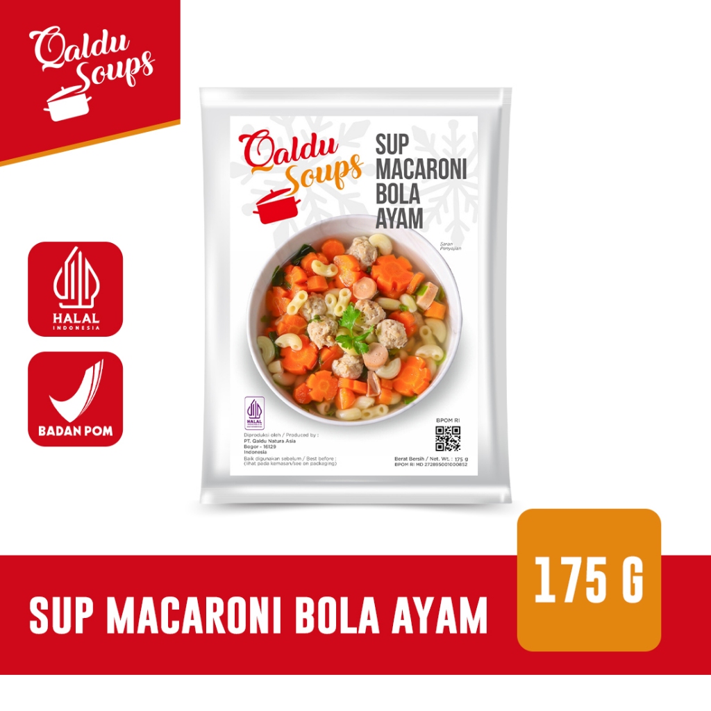 

Qaldu Soup - Sup Macaroni Bola Ayam 175G