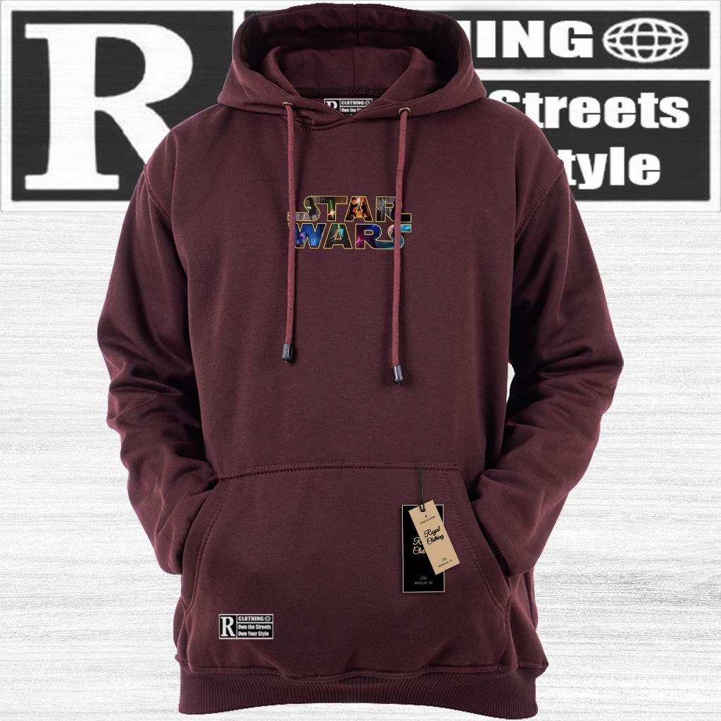 Sweater Hoodie STAR WARS Pria Wanita Terpopuler Brand Distro Bandung Jaket Hodie Cowok Motif Anime S