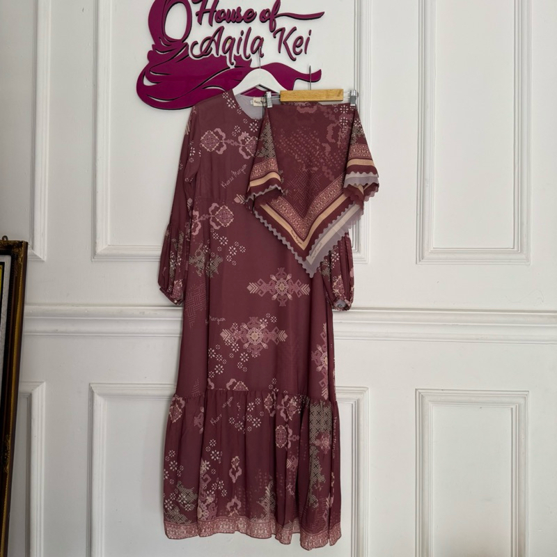 Ready stock gamis khanza maryam