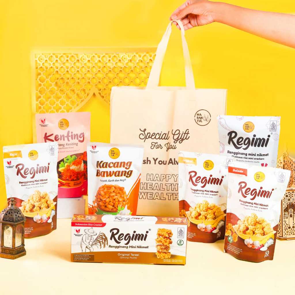 

HAMPERS FITRI - PARCEL GIFT LEBARAN RAMADHAN UNIK Cemilan Tradisional by Marantul