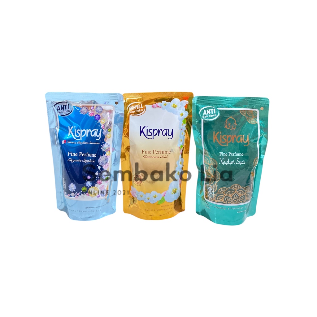 Kispray Fine Perfume Elegante Sapphire 200ml Refill Pouch Kispray