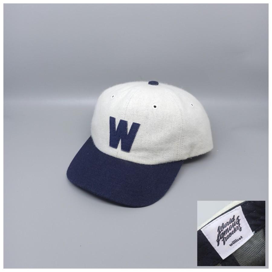 Topi Willicot Cap Visor Pendek Wool Second Original 006
