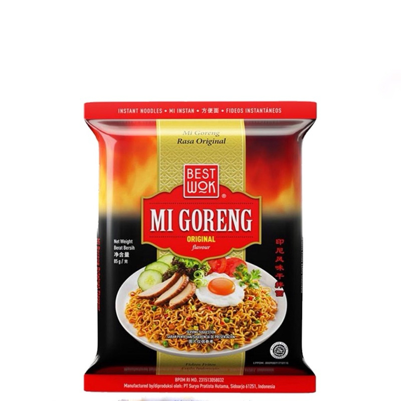 

[ISI 3pcs] Bestwok Mie Goreng Original 3x85gr