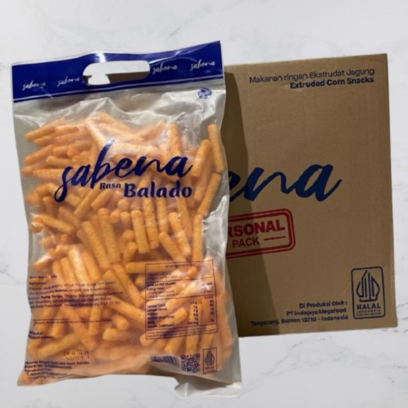 

Sabena Stick Rasa Balado1 karton isi 12 pack