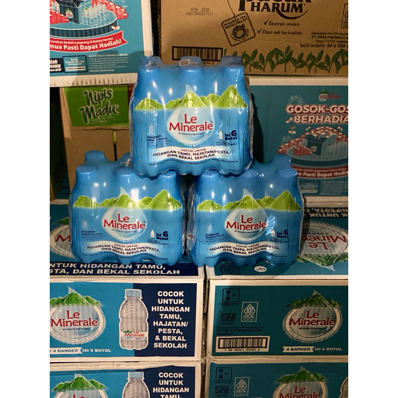 

Le minerale 330ml dan 600ml