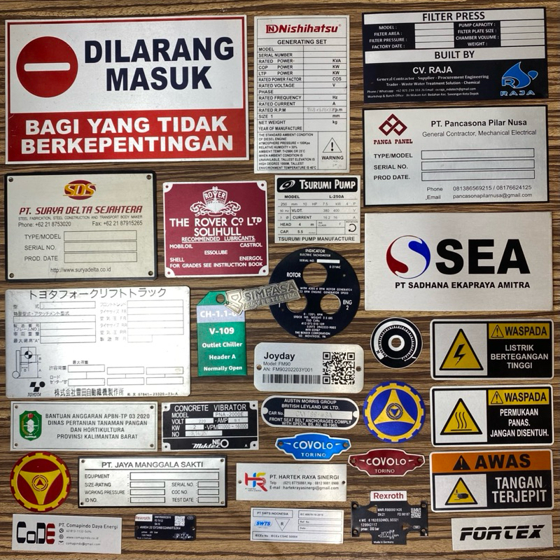 

Custom Plat Anodize / Namet Plate Anodize / Anodize