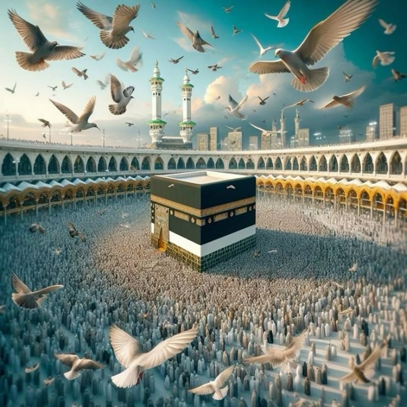 poster cetak jumbo kabah hiasan dinding kabah macam macam ukuran