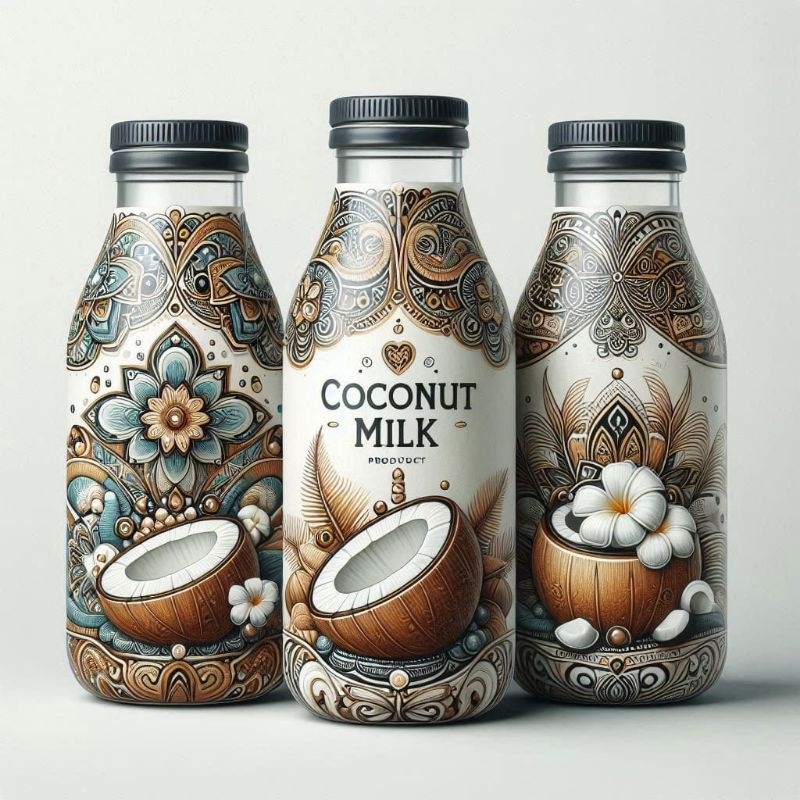 

[Botol cantik 250ml] santan cair kelapa asli bali