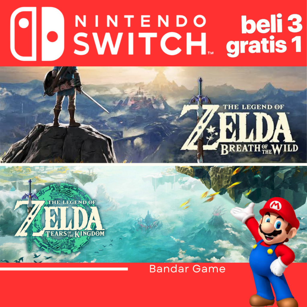 The Legend of Zelda: Breath of the Wild + The Legend of Zelda: Tears of the Kingdom - Nintendo Switc