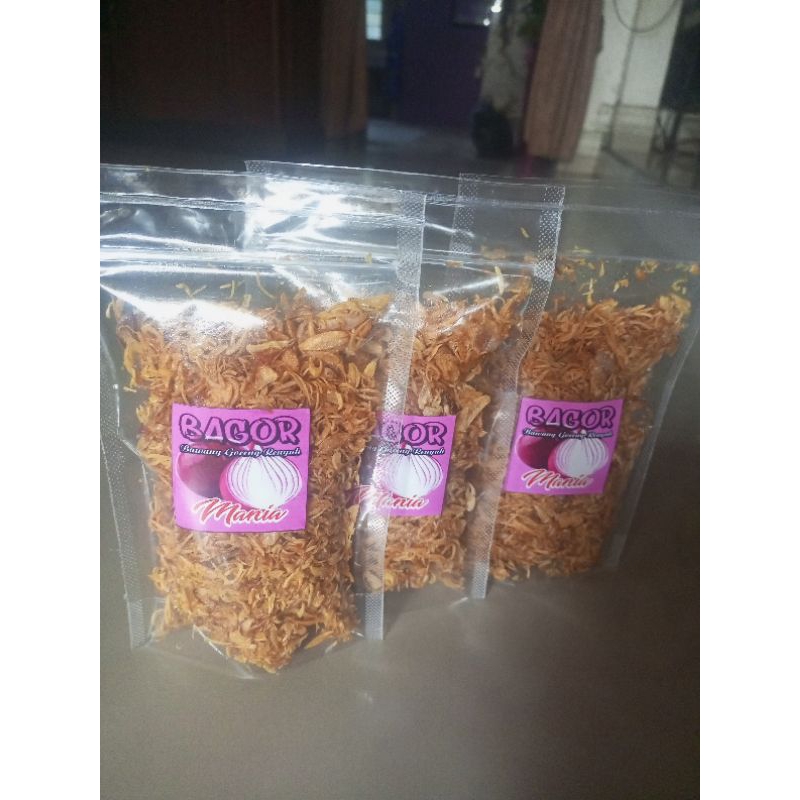 

Bawang merah goreng premium asli sumenep, di goreng tanpa campuran tepung sama sekali