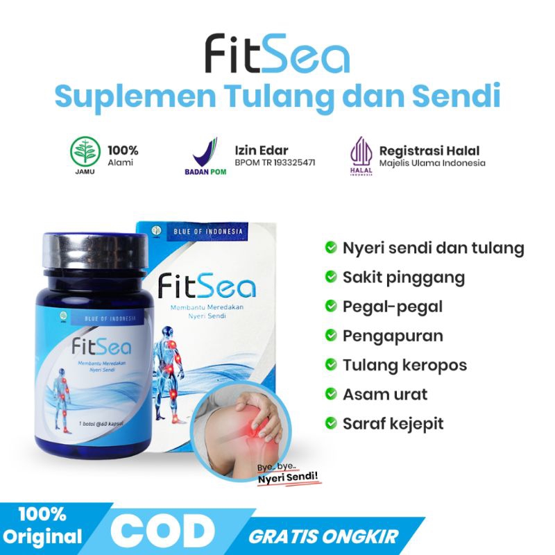 FITSEA ORIGINAL SUPLEMEN MEREDAKAN NYERI SENDI