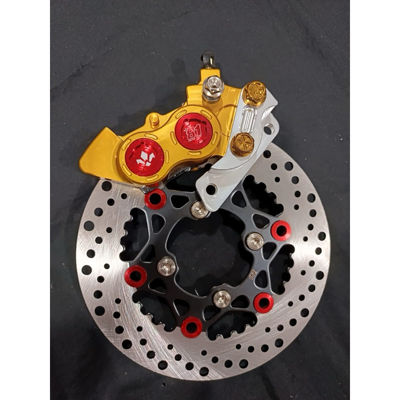 PAKET KALIPER AXIAL BIGPOT 4 PISTON JUPITER LAMA, JUPITER BURHAN, VEGA LAMA, NUOVO