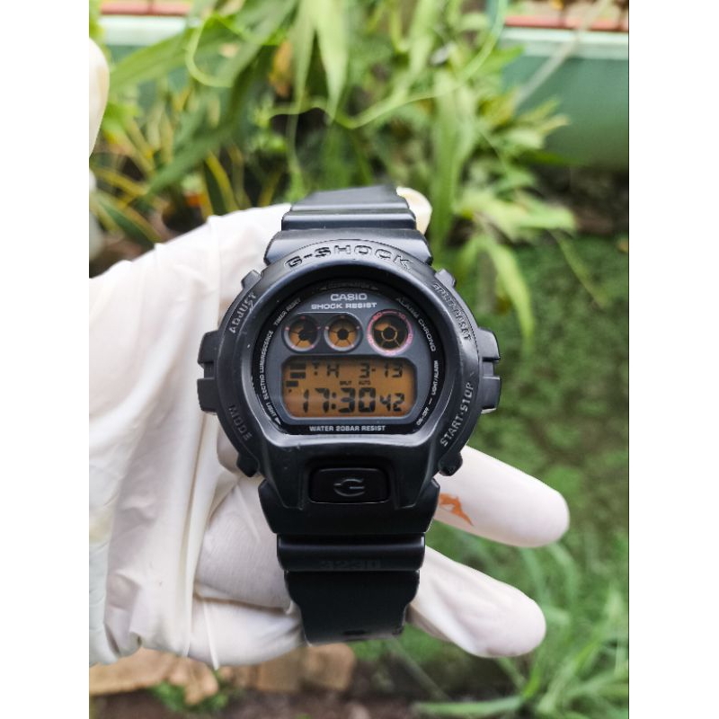 (Harga Net) Jam Tangan Casio G-Shock DW-6900MS All Original LCD Display Custom Warna Orange Fungsi2 