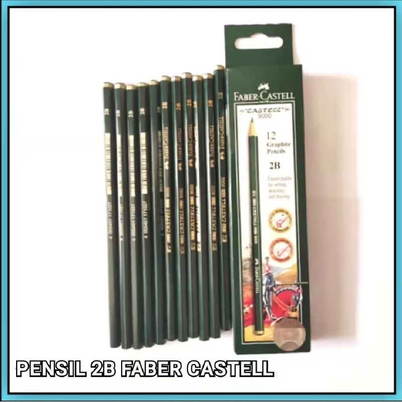 

Pensil 2B Faber Castell Per 3 Pcs