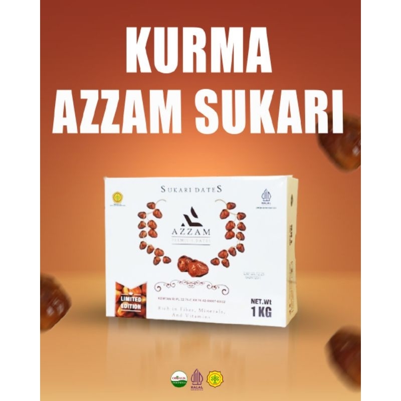 

Kurma Sukari Azzam Premium 3 Kg Organic