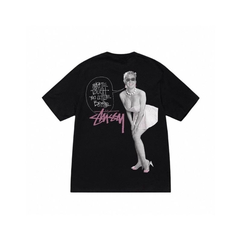 t-shirt stussy skate though mirror.