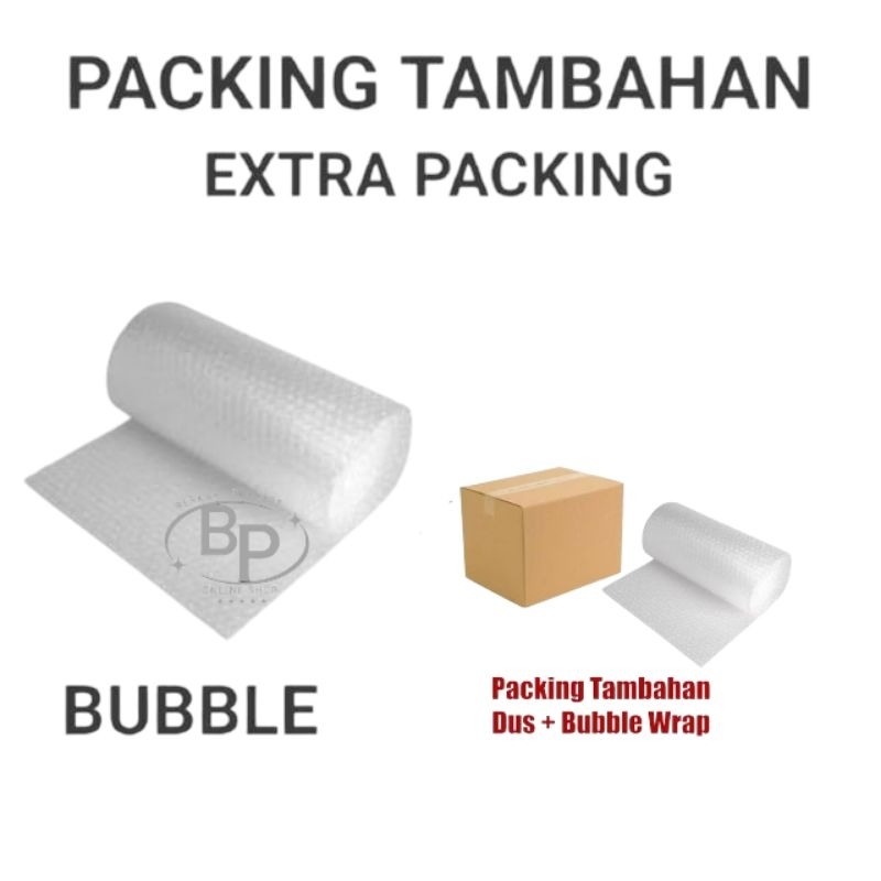 

Bubble Wrab tambahan pengaman paket