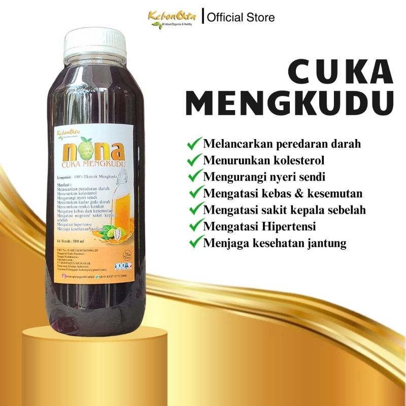 

Cuka Mengkudu KebonQta Untuk Kolesterol Dan Kesehatan Pembuluh Darah