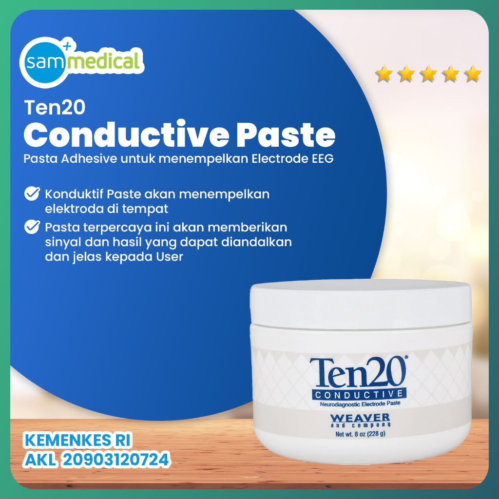 TEN20 Adhesive Pasta EEG Nuprep / Pasta Elektrode untuk Pemeriksaan EEG @PER PCS